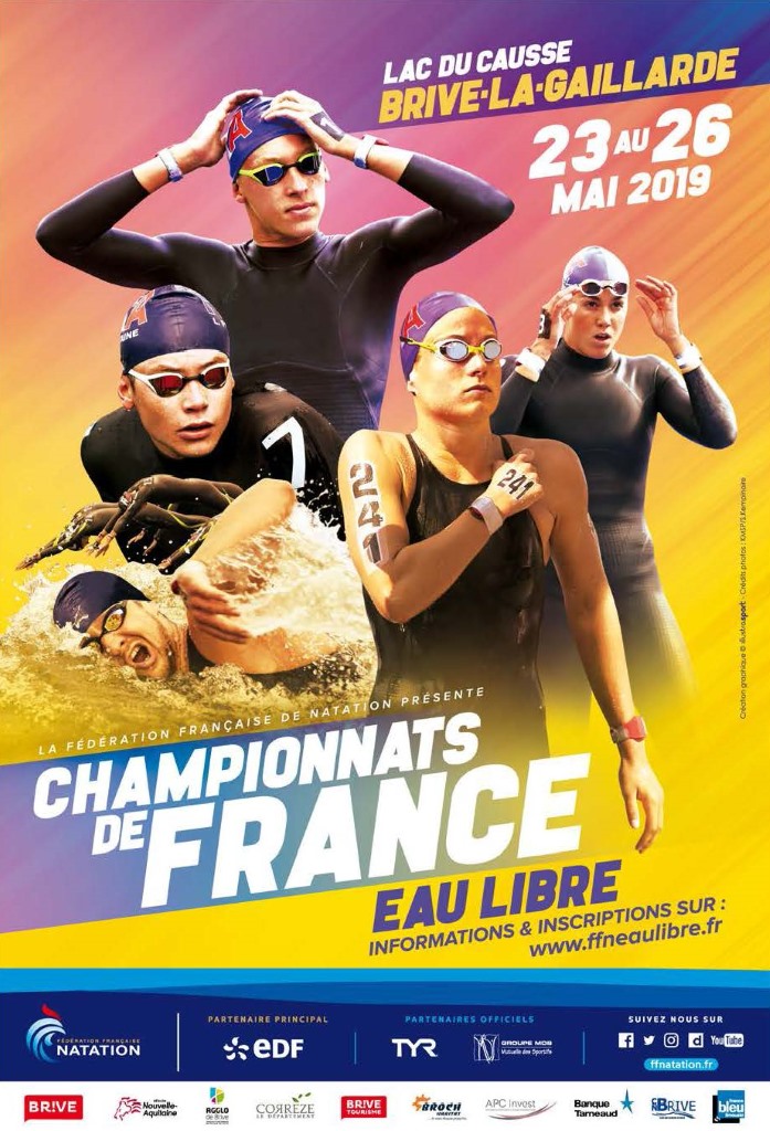 2019 French OpenWater Championships at Brive-La-Guaillarde