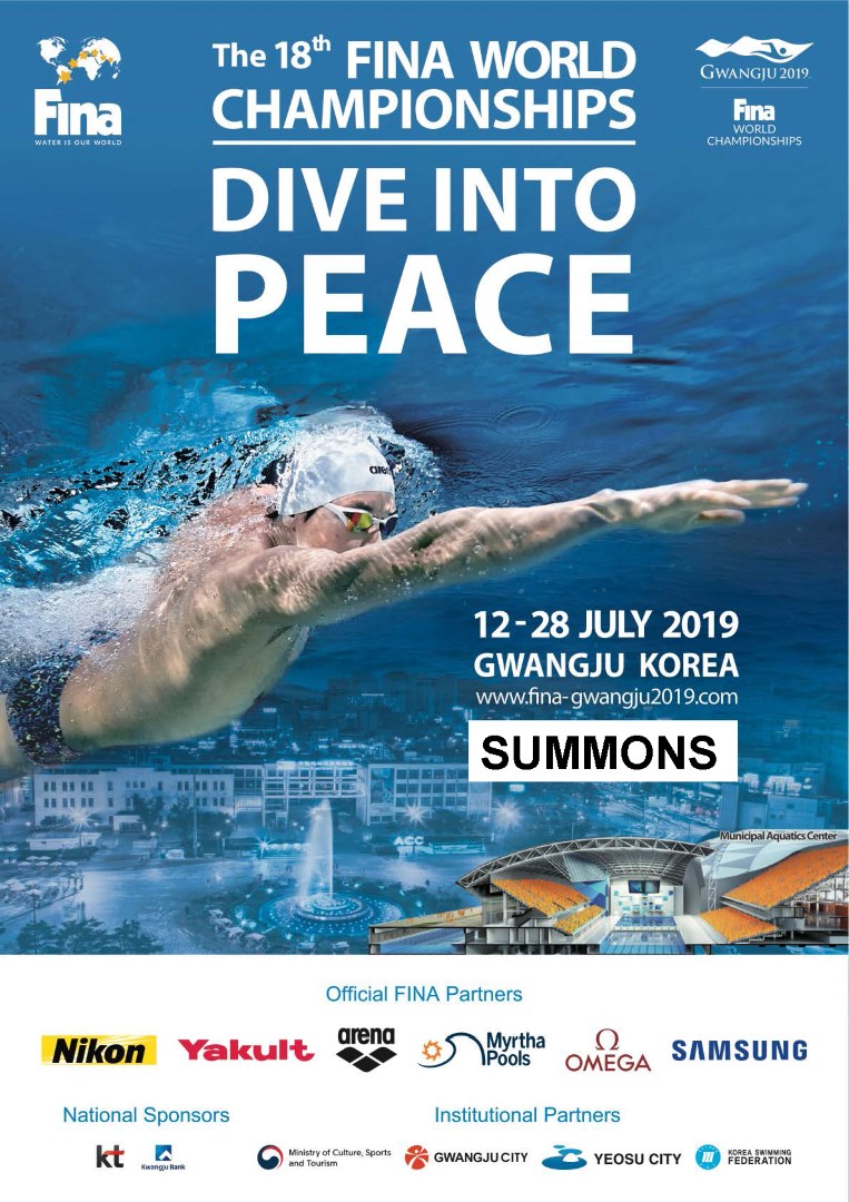 World Swimming Championships 2019 in Gwangju