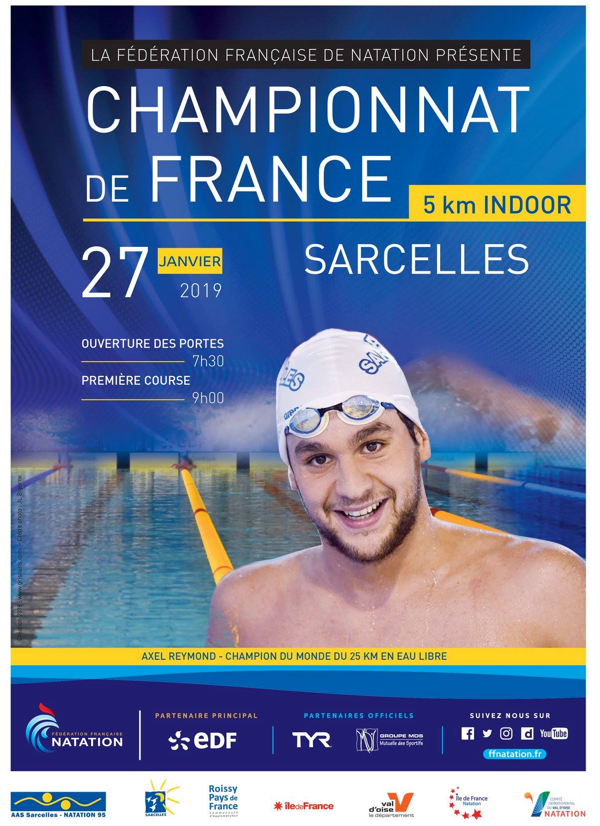 2019 French Indoor Open-Water Championships at Sarcelles