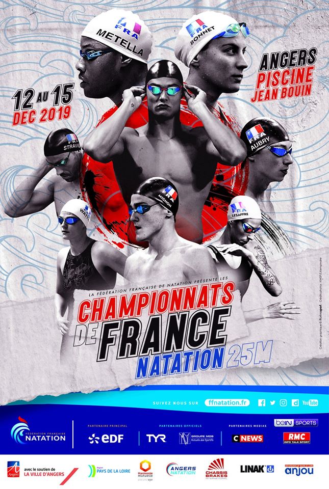 Championnats de France 2019 en petit-bassin à Angers
