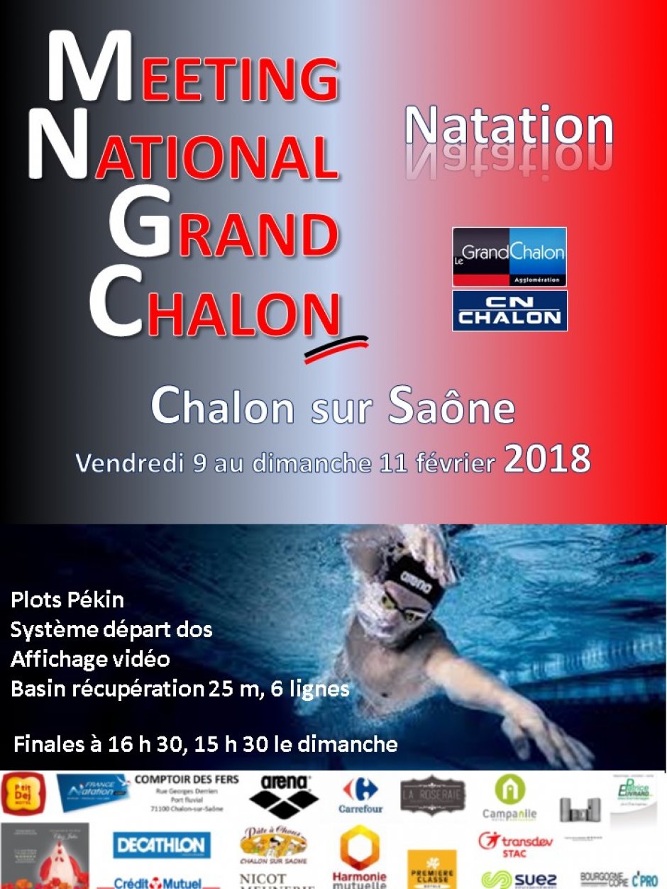 34ème Meeting National du Grand Chalon Natation