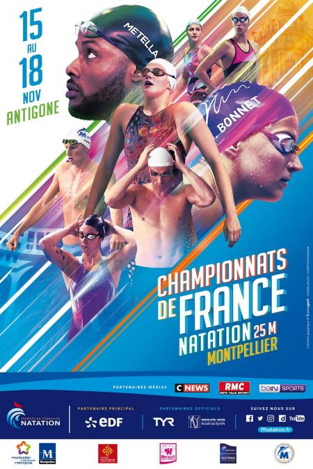 Championnats de France 2018 en petit-bassin à Montpellier