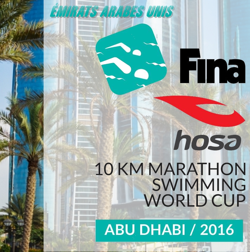 FINA/HOSA 10km Marathon Swim. World Cup 2016 #2 Abu Dhabi (UAE)